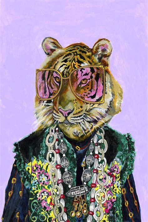 gucci tiger painting|gucci tiger.